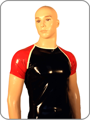 Raglan Sleeve  Mens Syncro T Shirt (Latex Raglan Schnitt Shirt) 