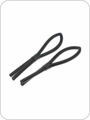 Electro Stim Electrode Conductive Rubber Loops (2mm)