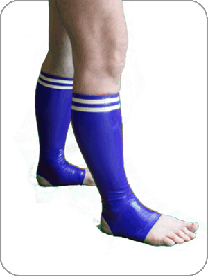 Mens Latex Rubber Football Socks